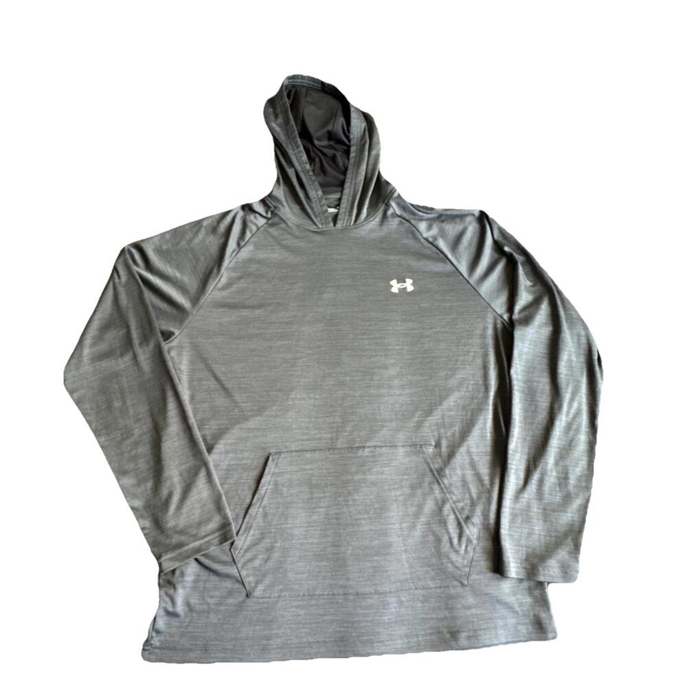 Under Armour Pullover Hoodie Loose Long Sleeve Dark Grey Men's Size XL